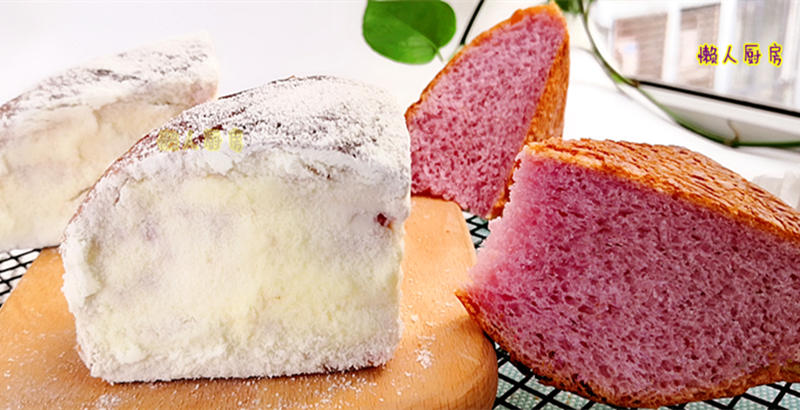 《懒人厨房》紫薯奶酪包（液种）的做法