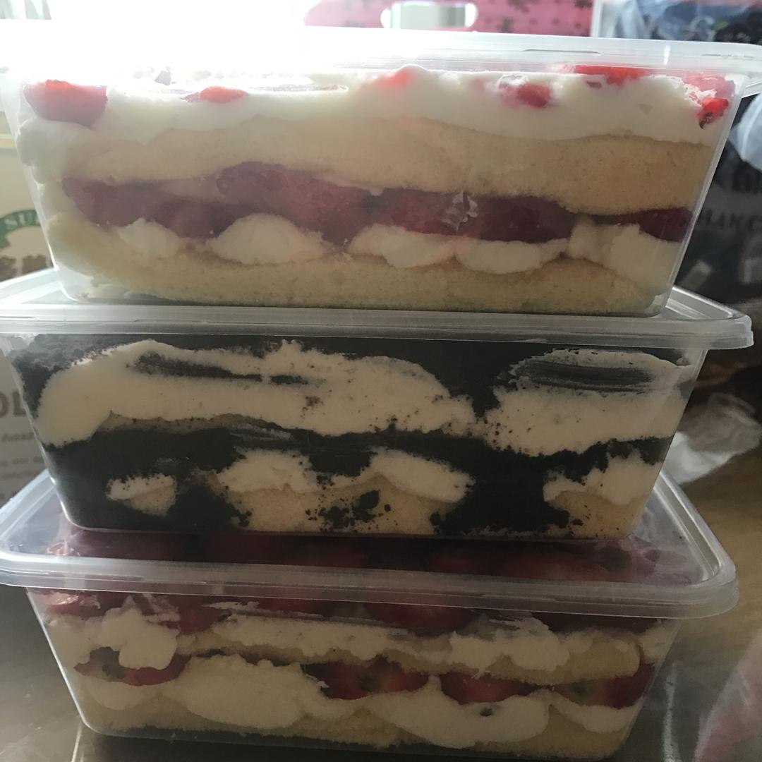 水果盒子蛋糕（低糖低油版）