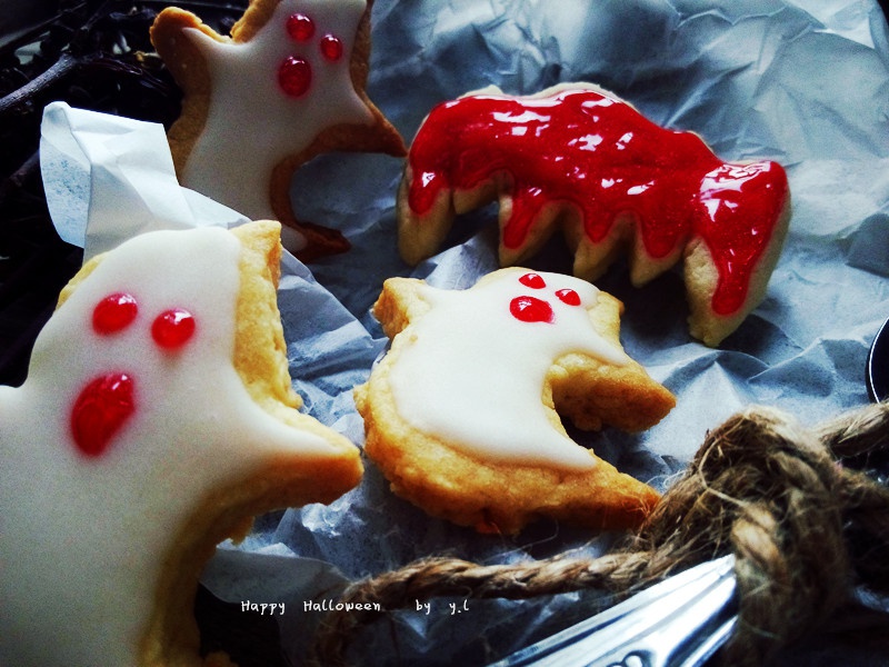 #万圣节# “Happiness三茶”の手绘饼干课 又一波万圣节饼干来袭！