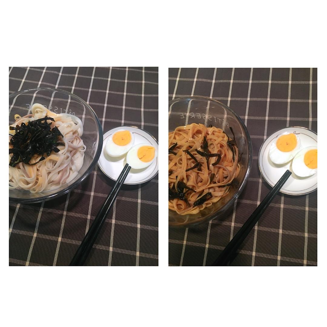 黄磊做给女儿的招牌葱油拌面