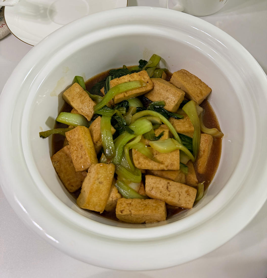 青菜炒豆腐