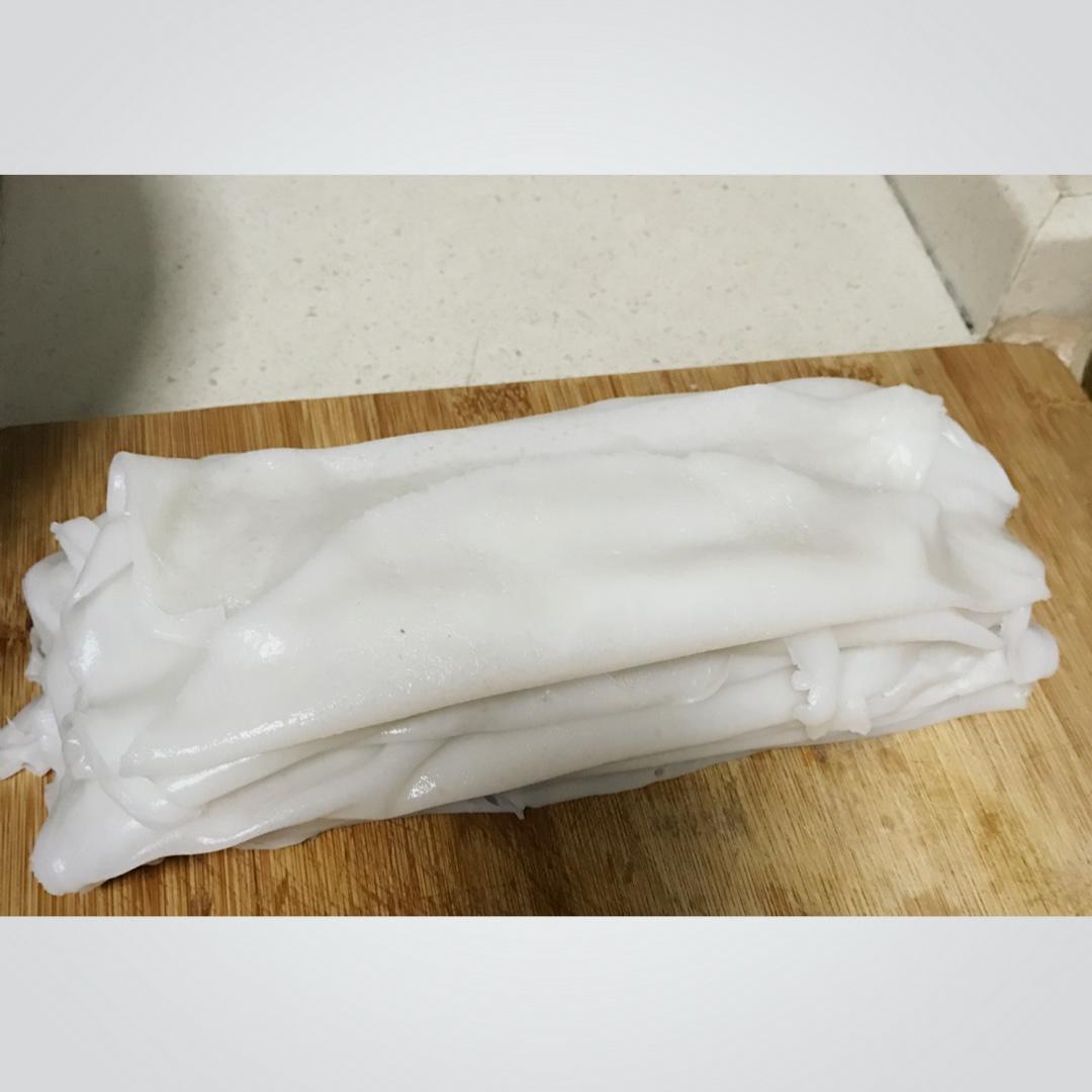 天空的颜色i做的自制贵州米粉粉皮