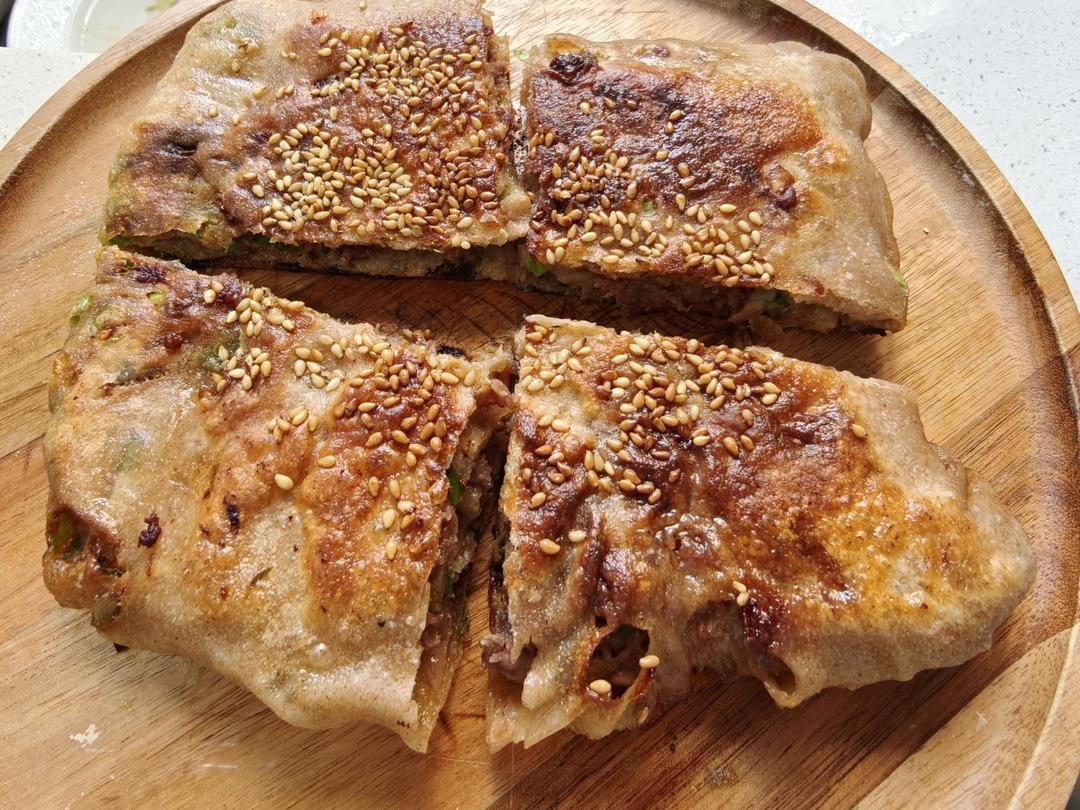 葱花肉饼