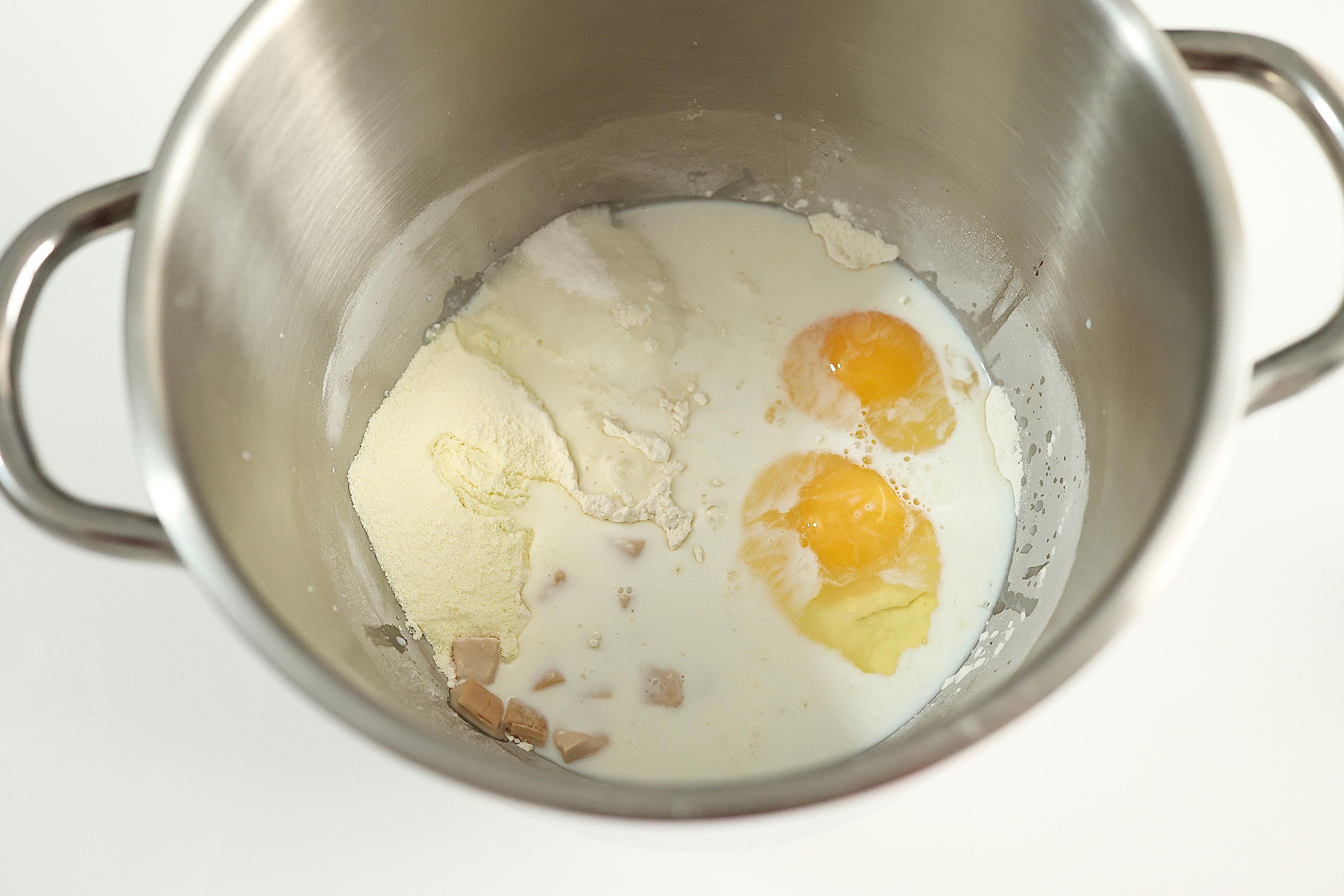 芋泥咸蛋黄吐司/250克水立方的做法 步骤2