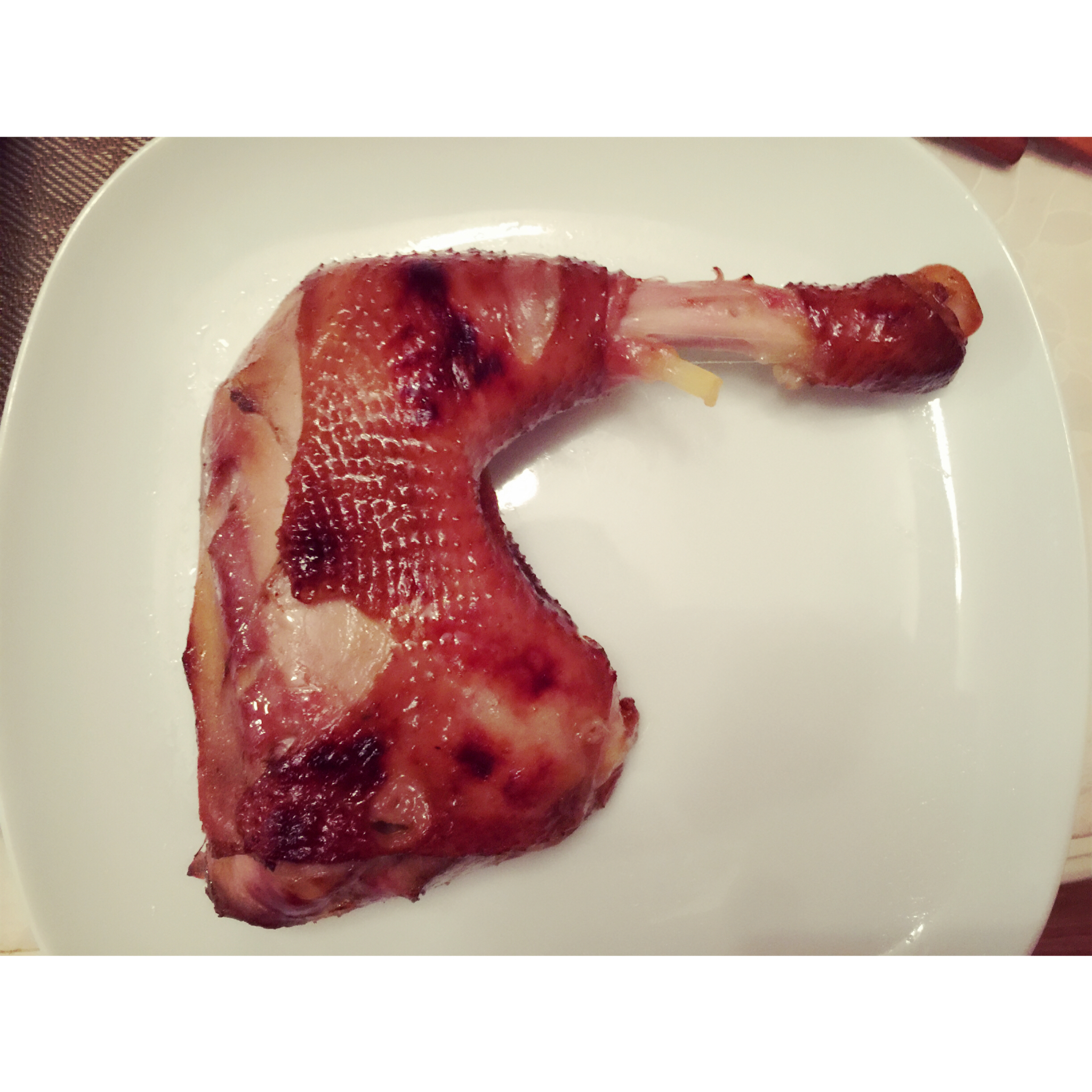 蜜汁酱烤鸡腿