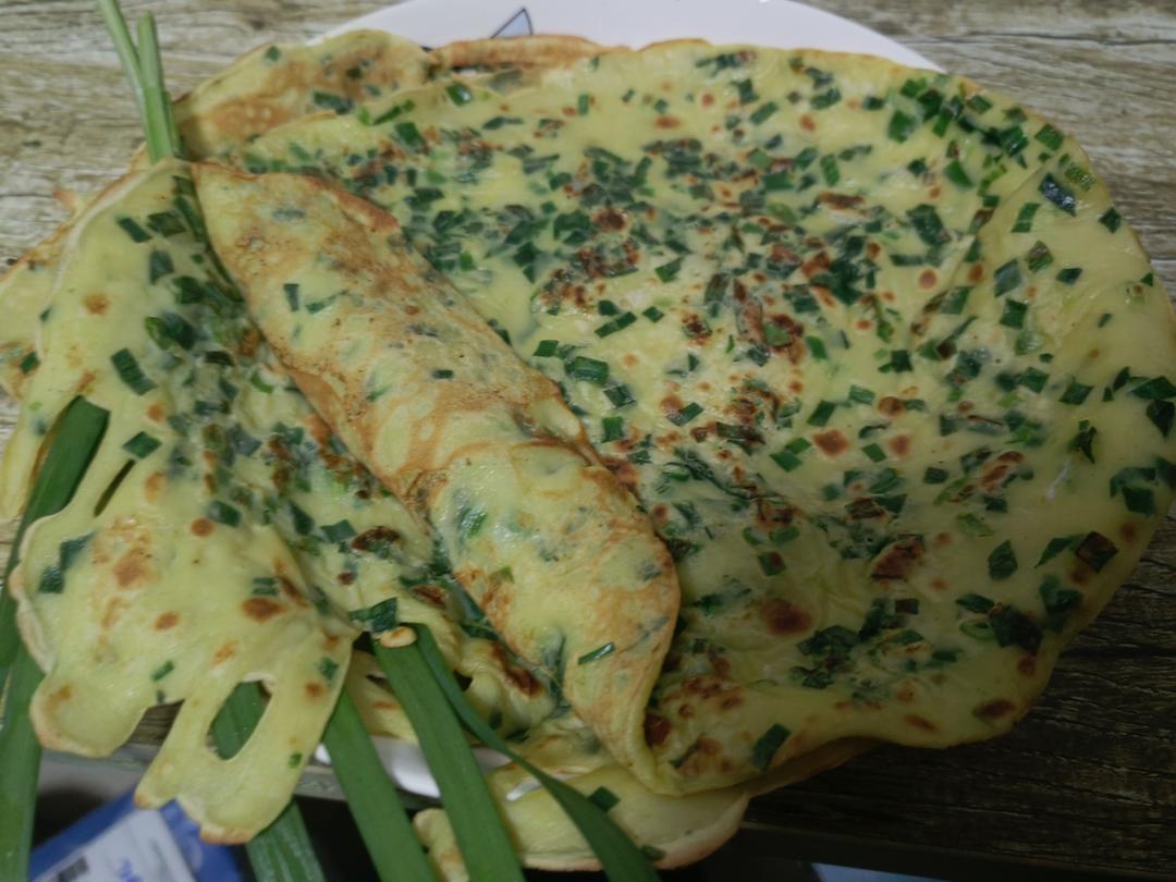 简单快手蔬菜鸡蛋煎饼