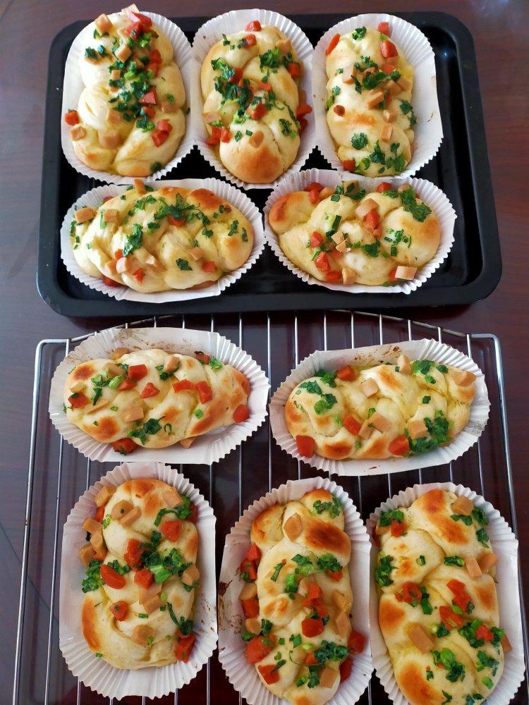 牛油香葱软面包 可以一天三顿都吃它！