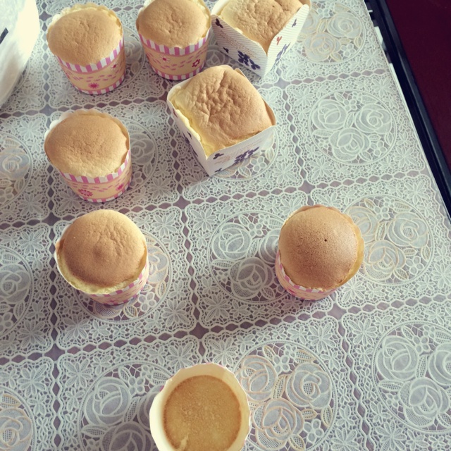 棉花纸杯蛋糕