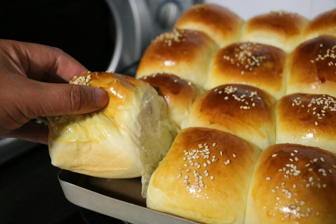 养乐多奶油小面包