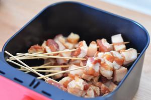 烤五花肉串【BRUNO空气炸锅食谱】的做法 步骤3