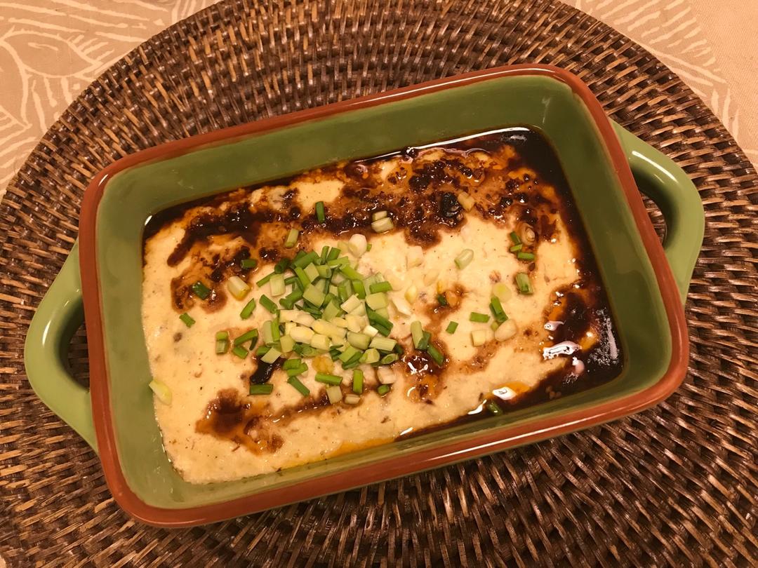蒸虾蓉豆腐