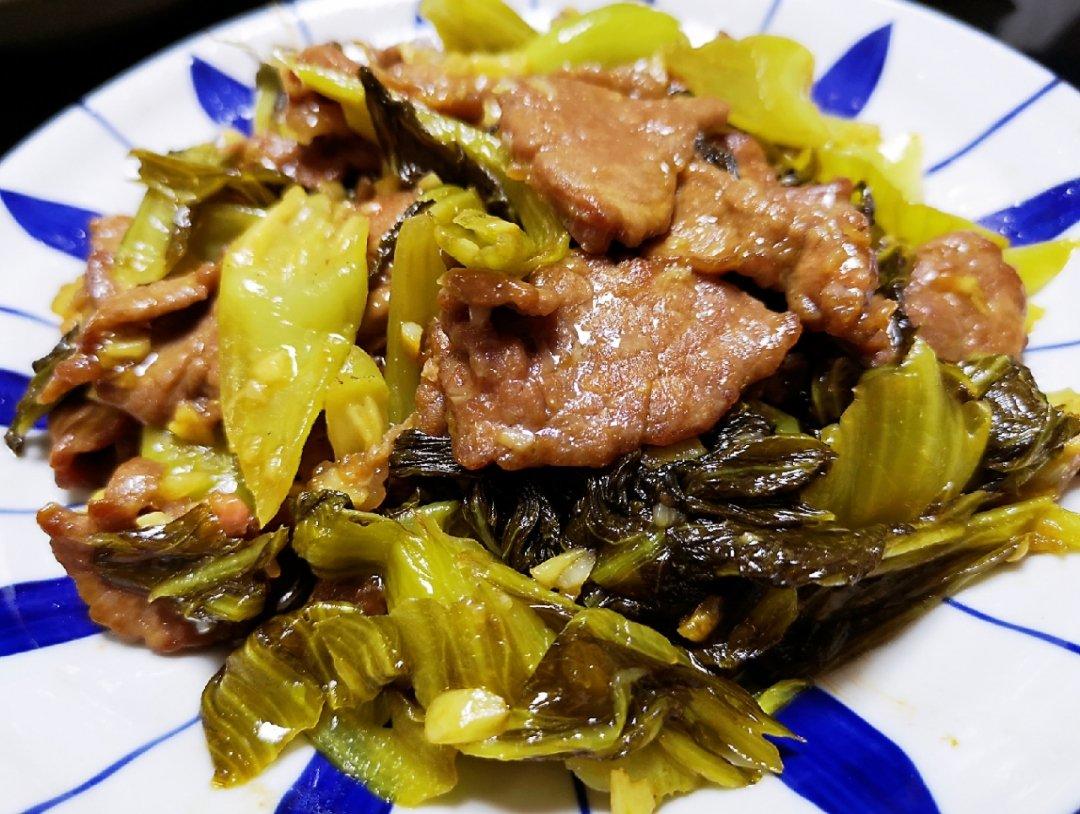 牛肉炒酸菜