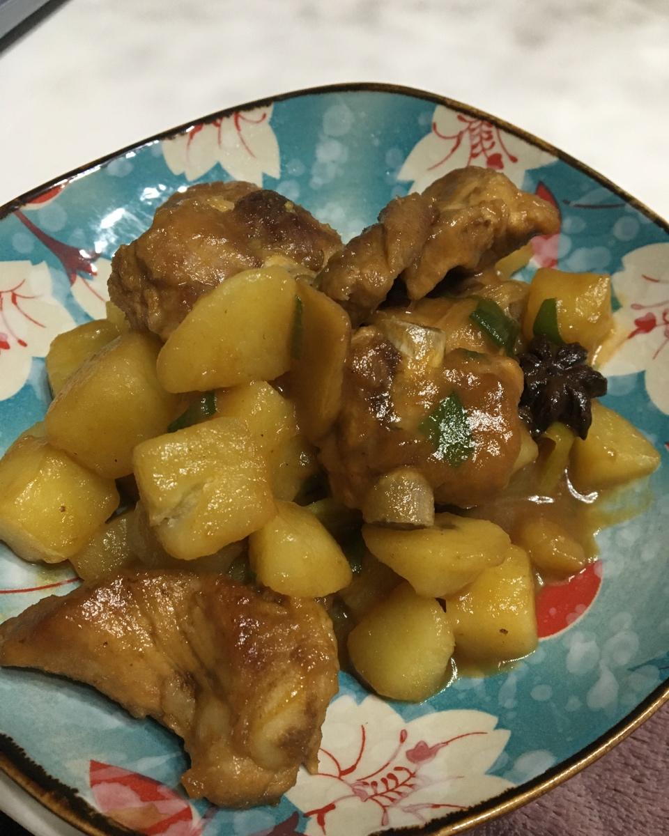 土豆炖排骨