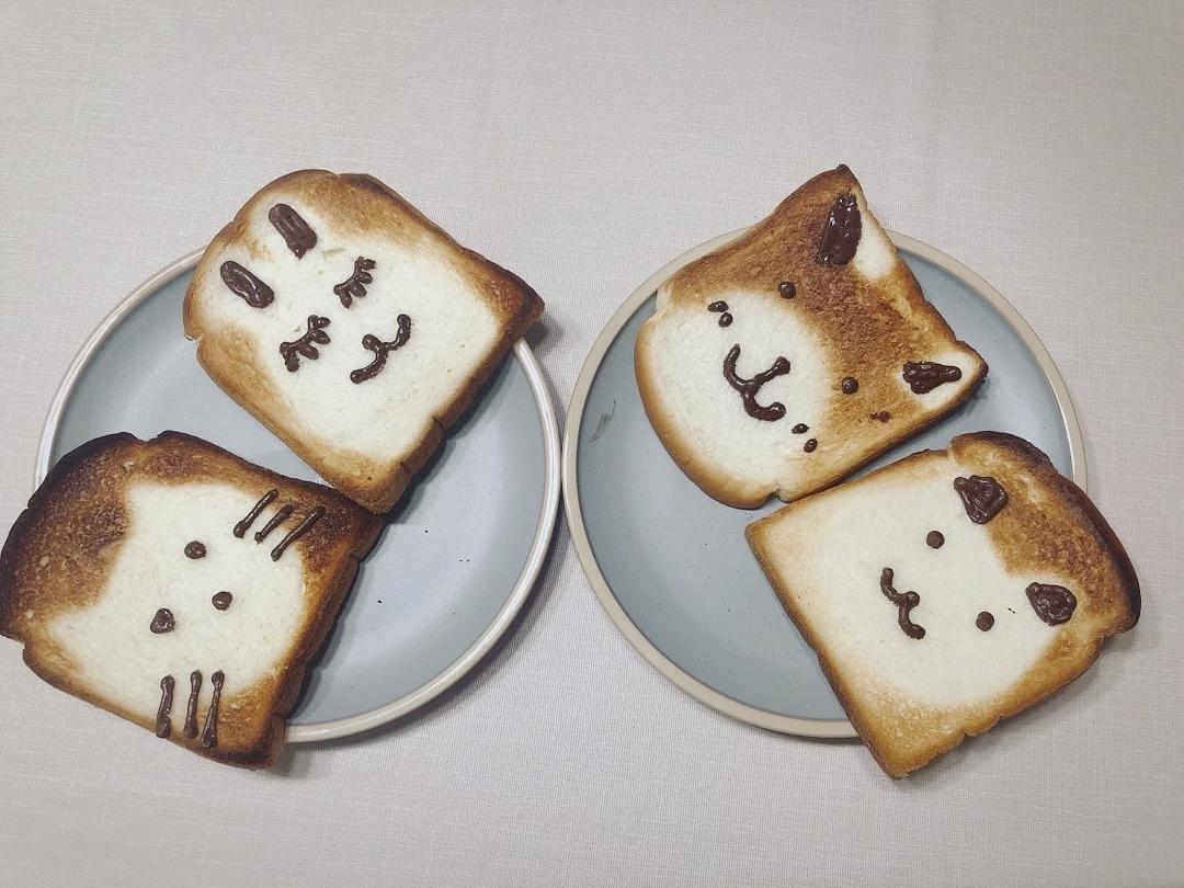 可爱到犯规的手绘烤吐司🍞巨简单❗️孩子最爱❗️