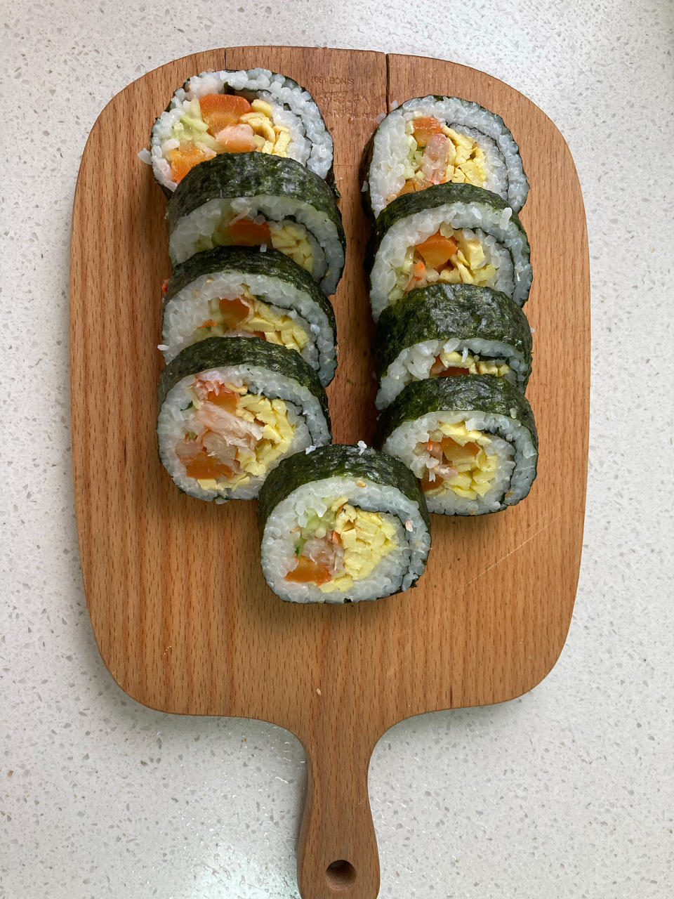 高颜值的紫菜包饭
