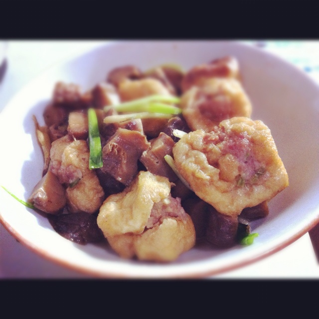 油豆腐塞肉