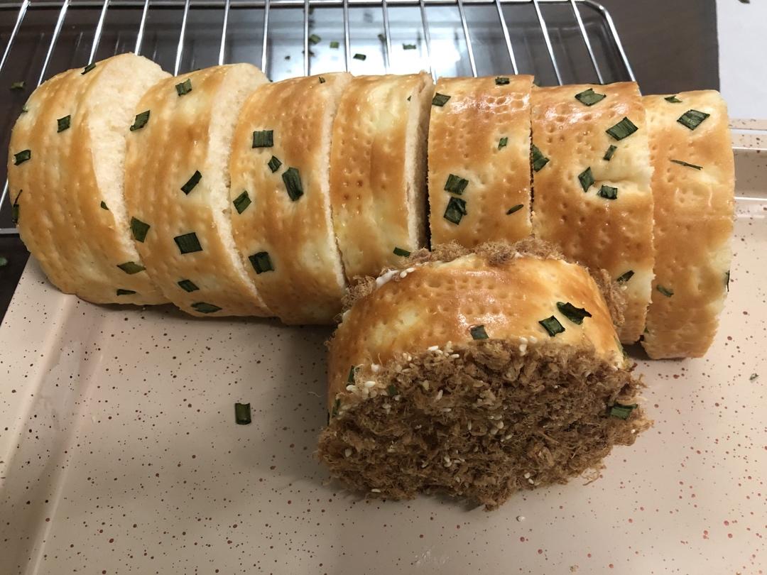 回忆的味道---肉松面包卷