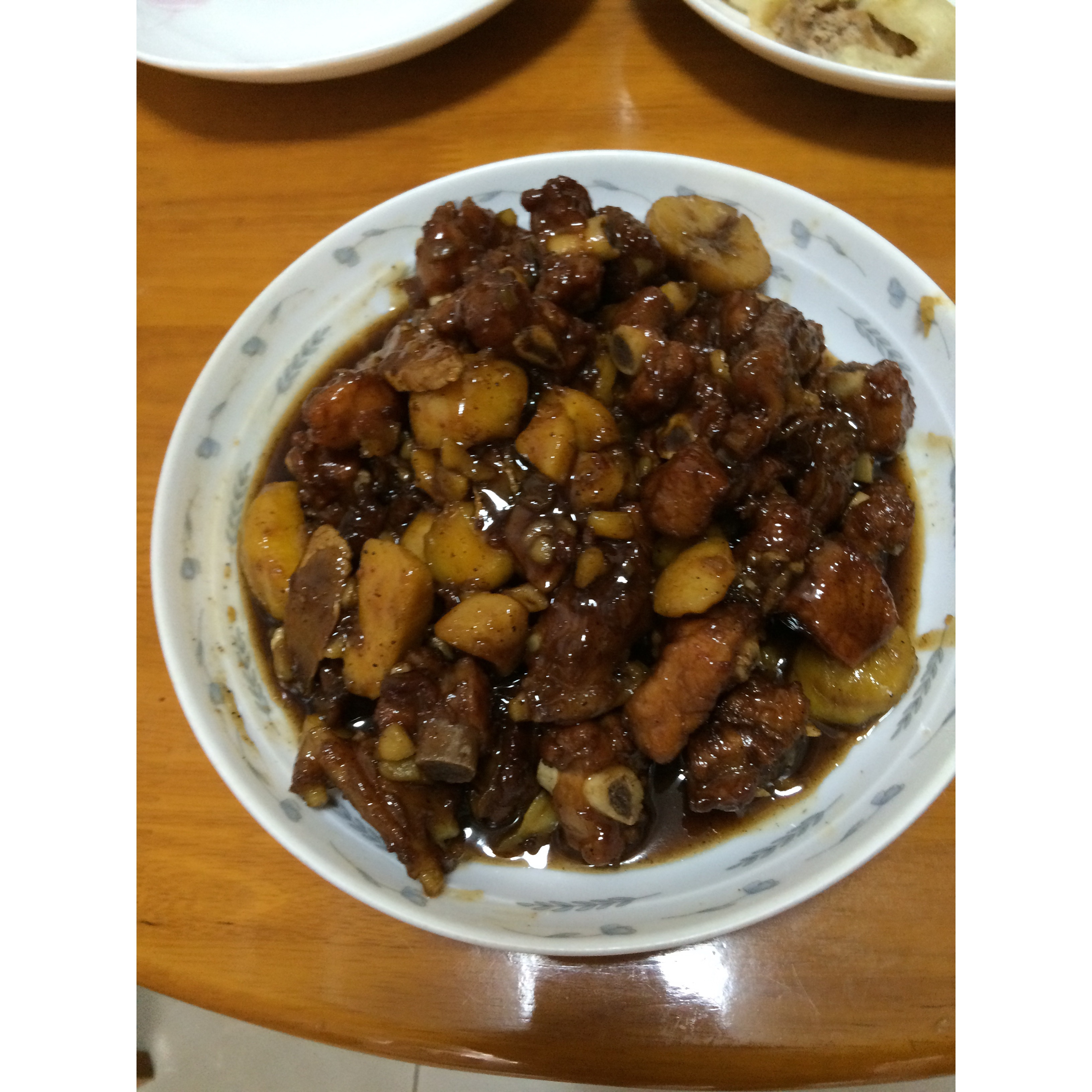 板栗烧排骨