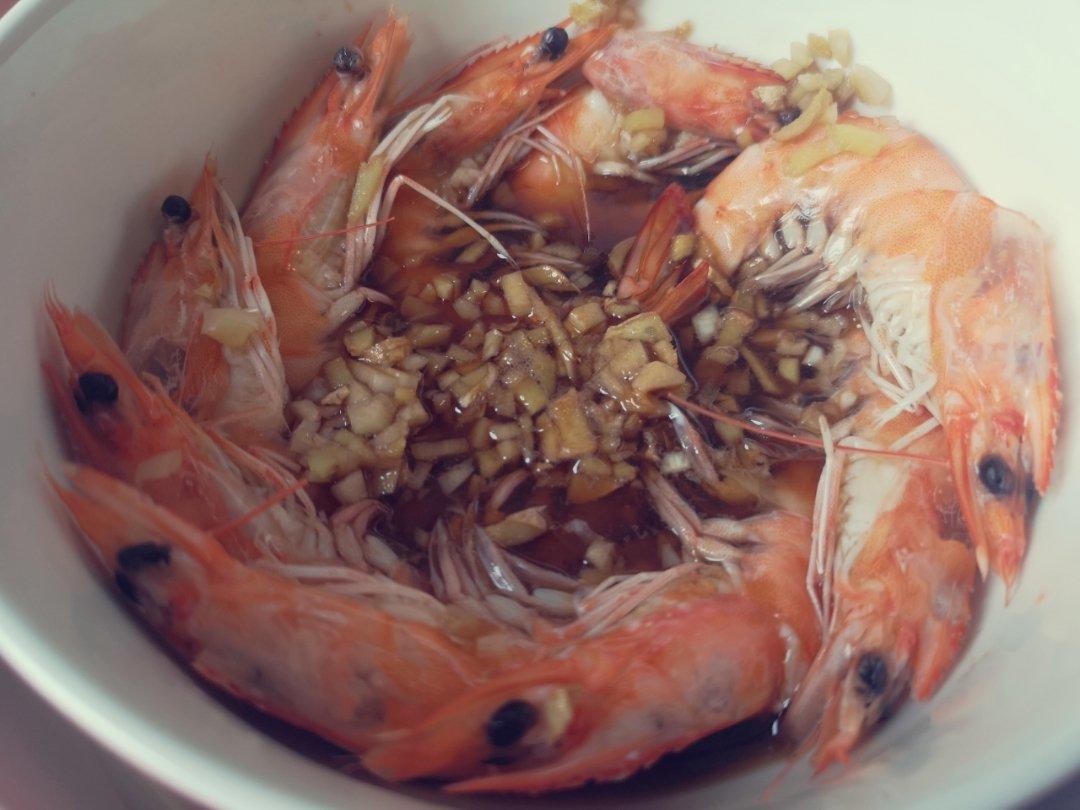 蒜泥蒸虾