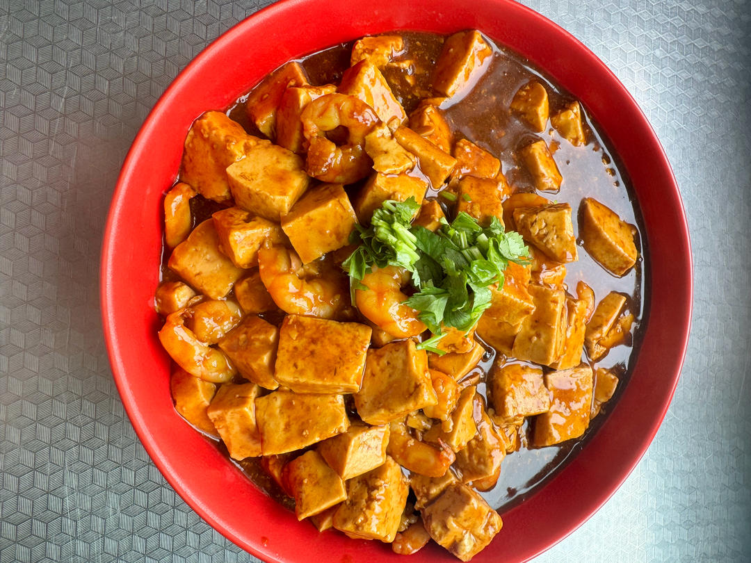 虾仁烧豆腐