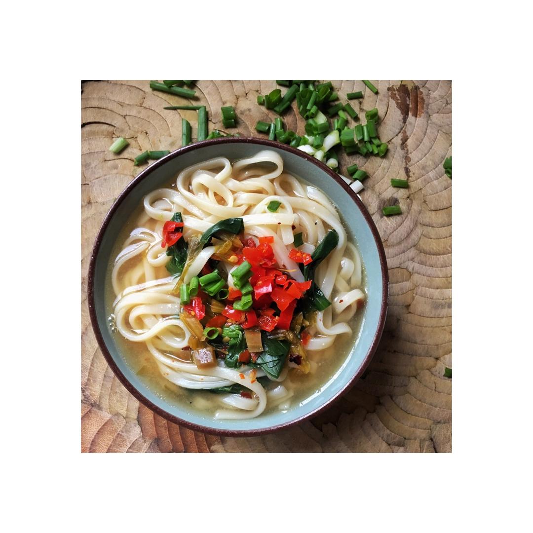 青菜香菇面