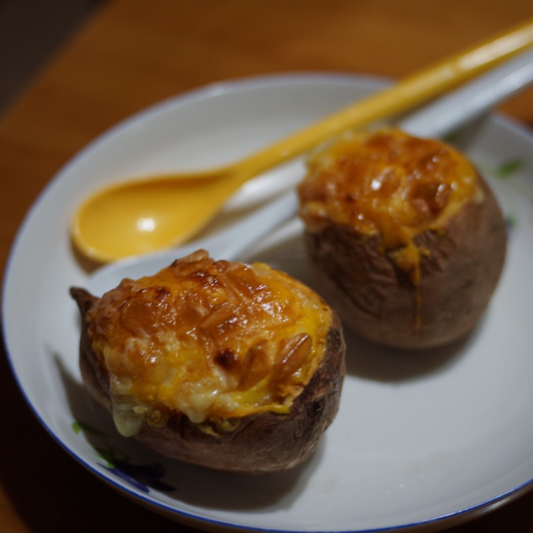 芝士奶油焗红薯