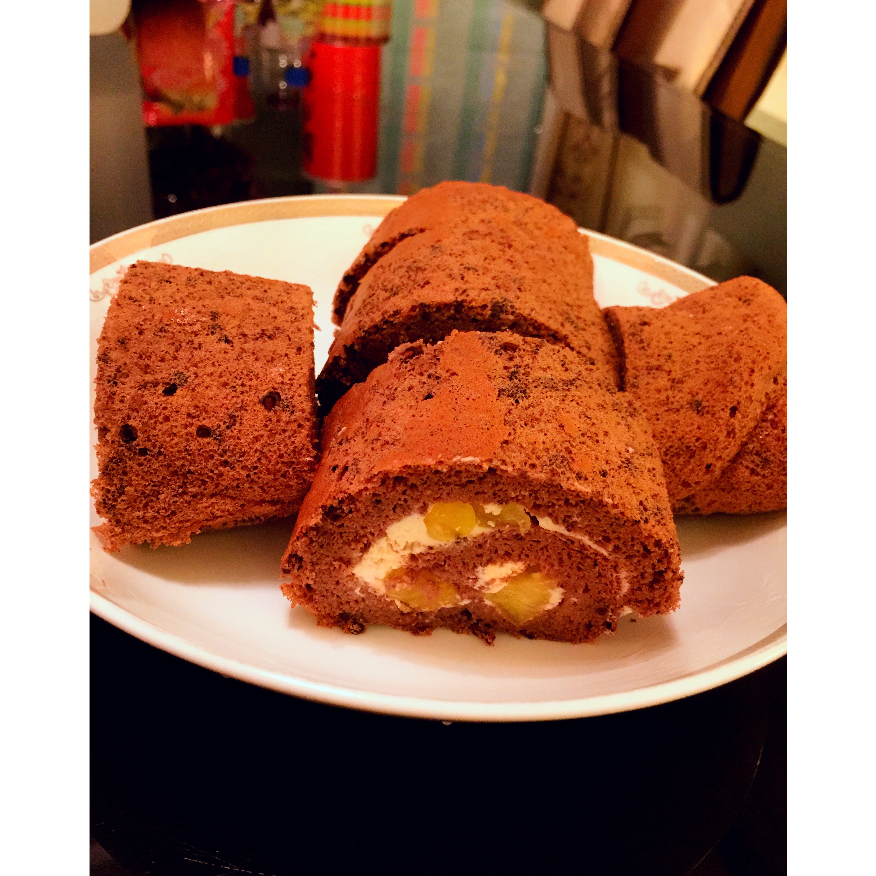 超简单·巧克力蛋糕卷