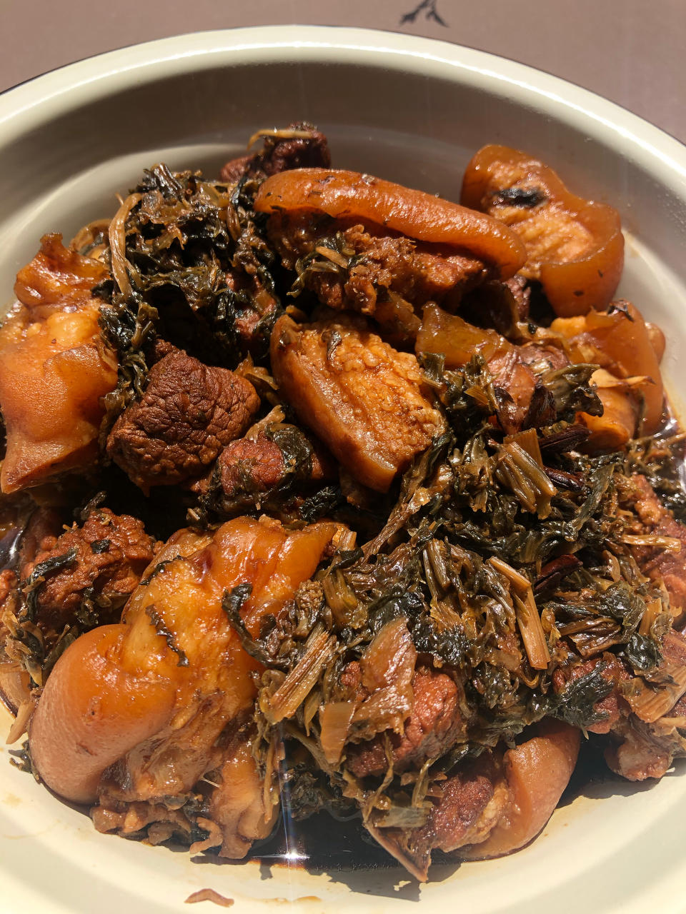 超级下饭的咸菜烧肉