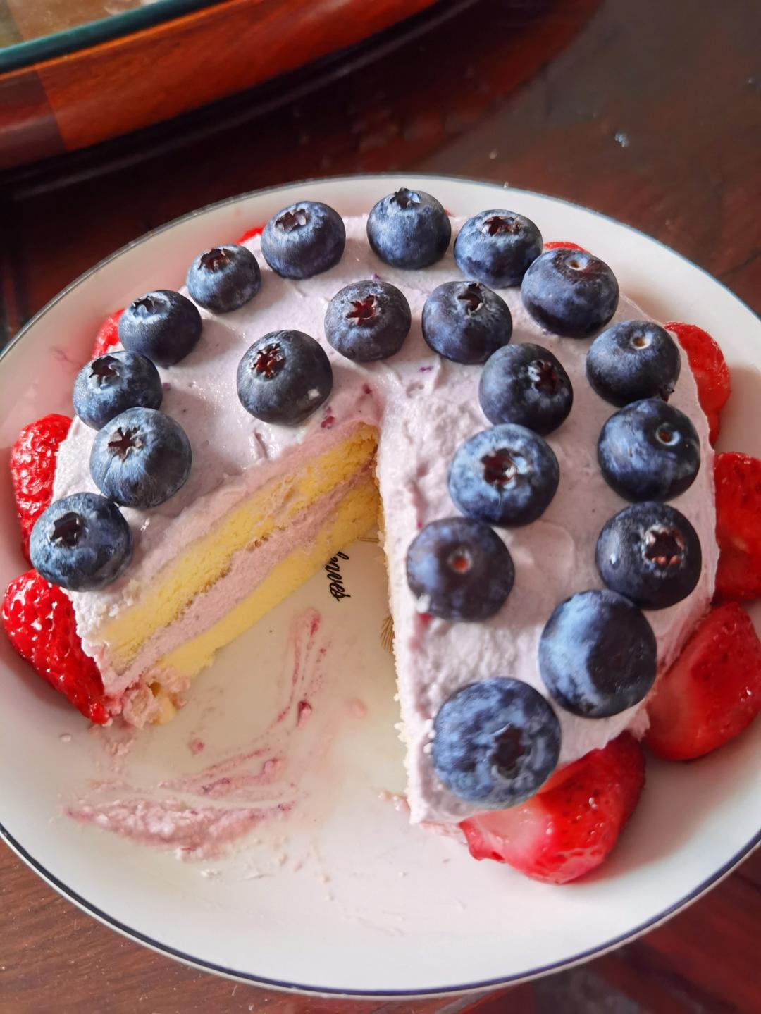 6寸基础版戚风蛋糕胚（附上我做的黄金果生日蛋糕）