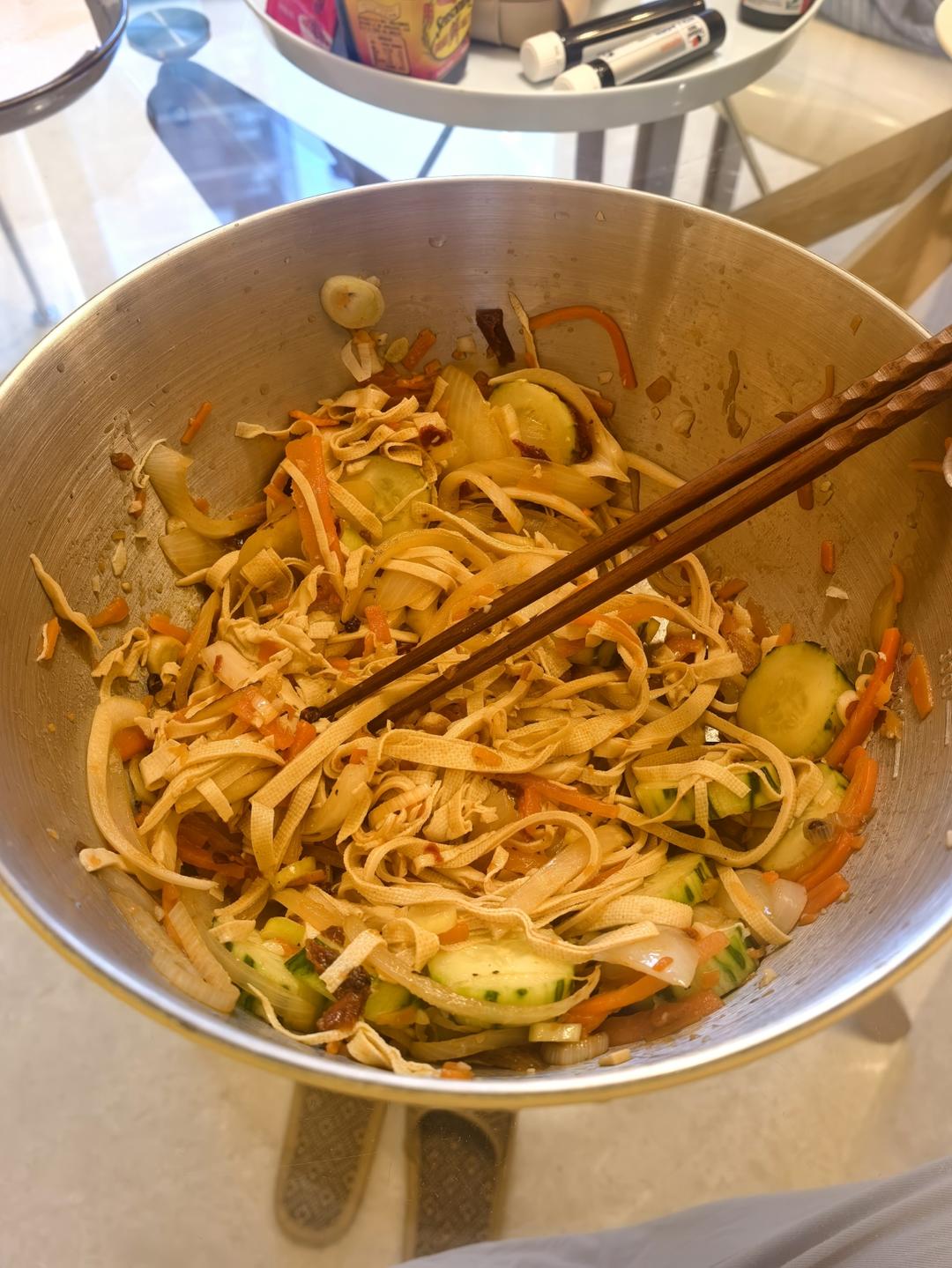 减肥必吃的凉拌菜❗️  凉拌豆腐丝 ❗️ 多吃不长胖（更新食谱）