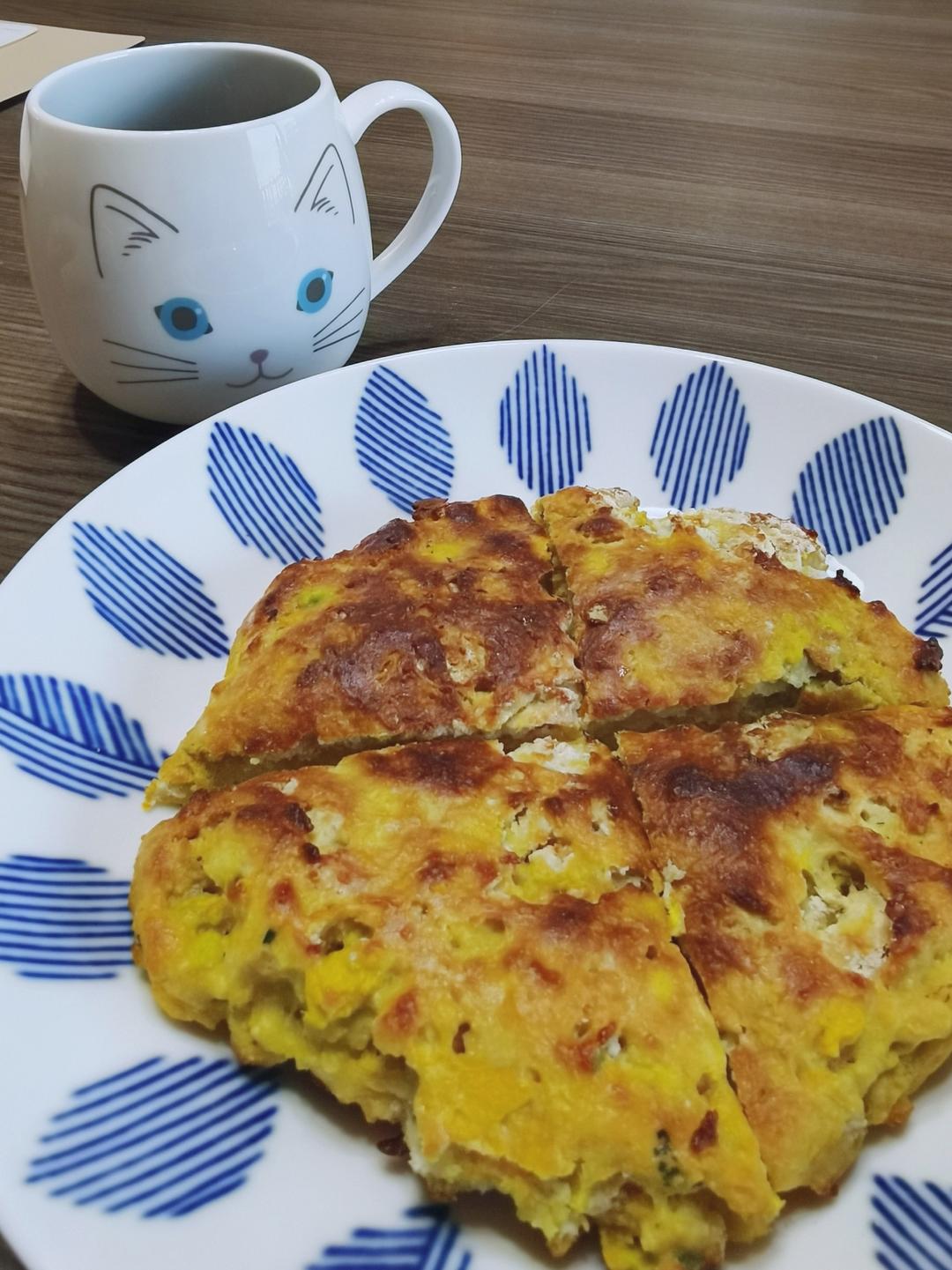 秋日小食：🎃南瓜司康「GLAZED PUMPKIN SCONES」