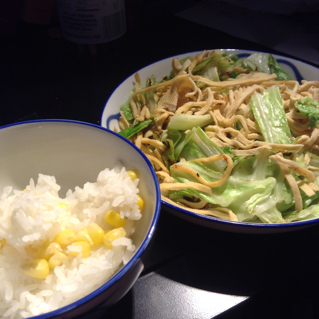 白菜炒干豆腐