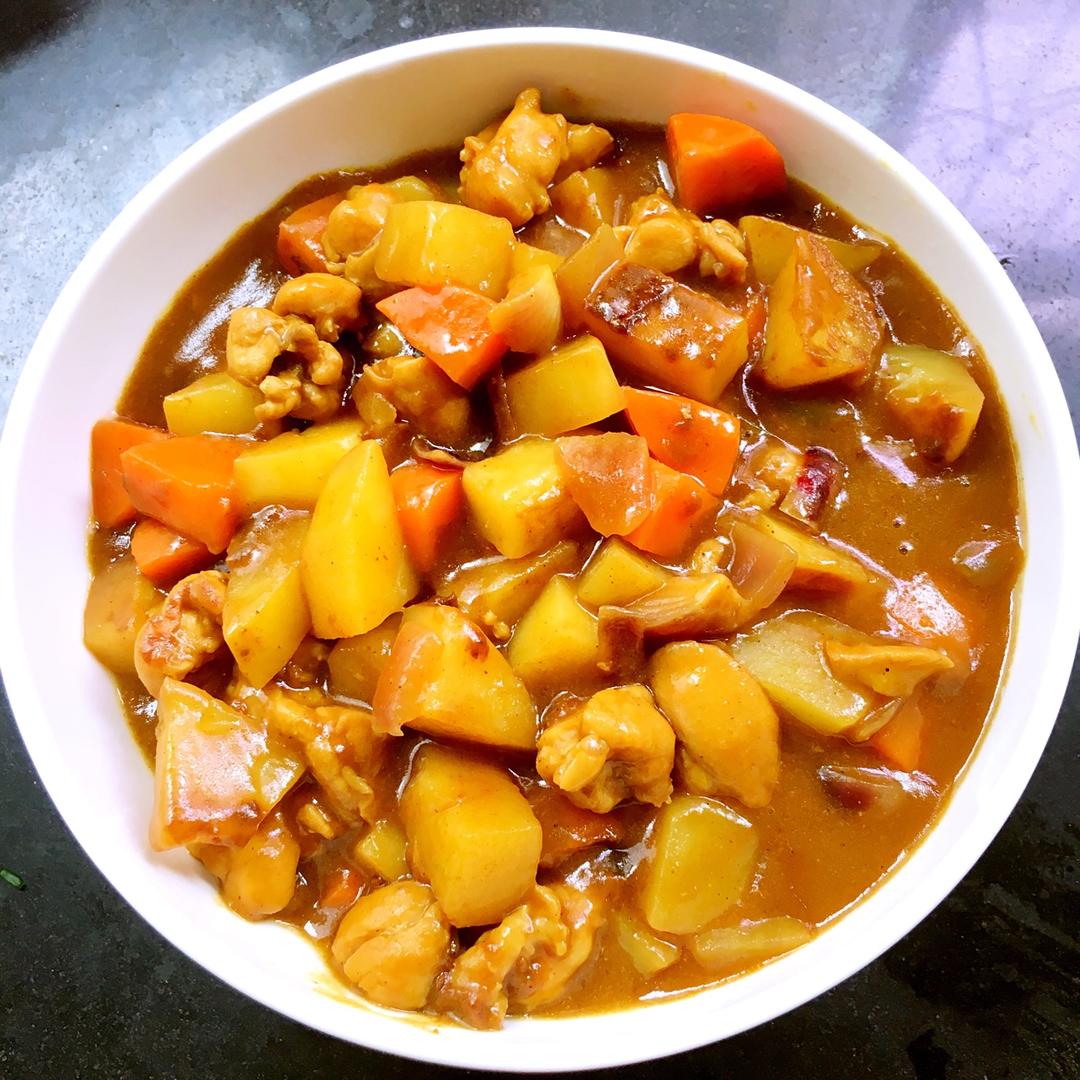 【咖喱鸡肉图片】蛋卷仔仔_下厨房