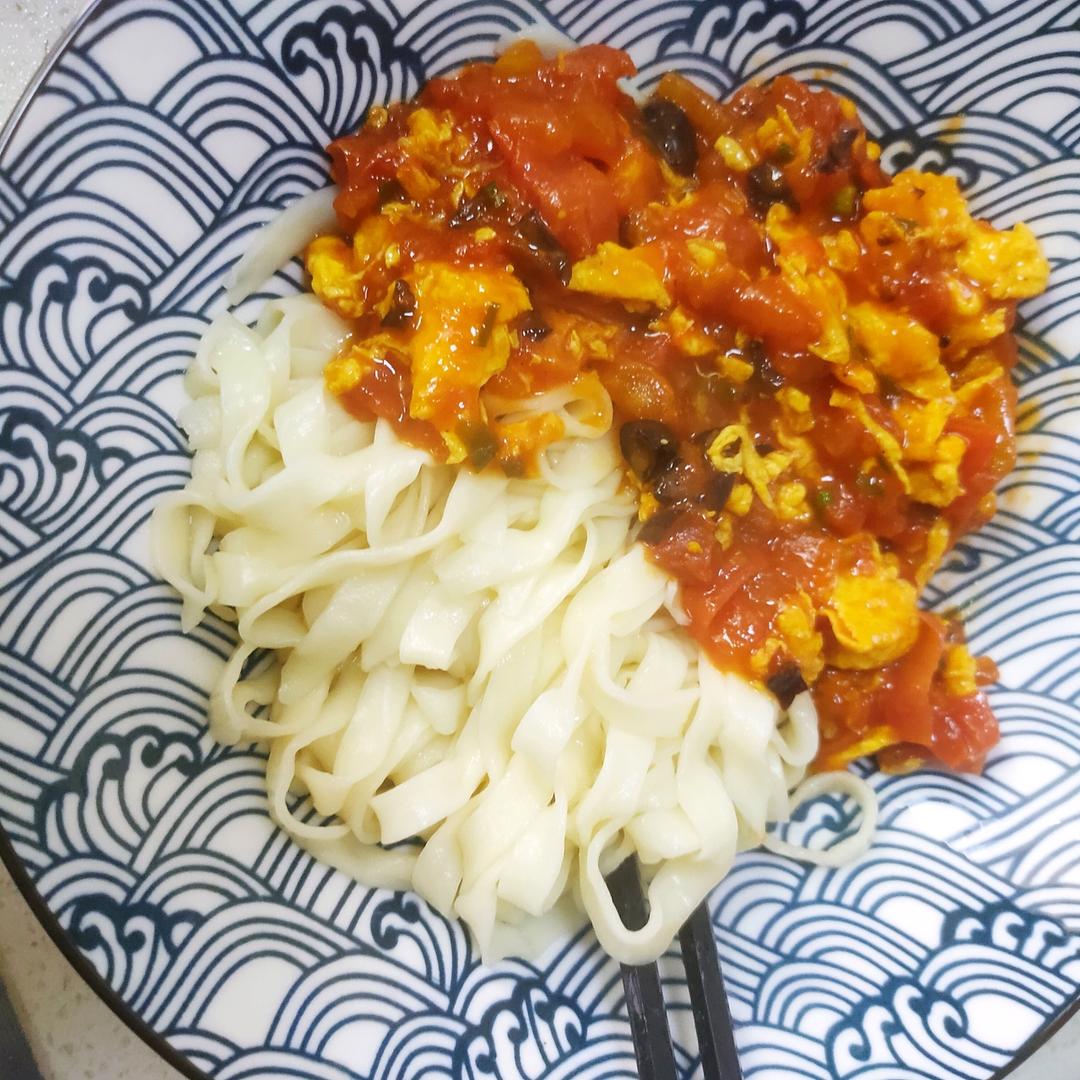 西红柿鸡蛋打卤面
