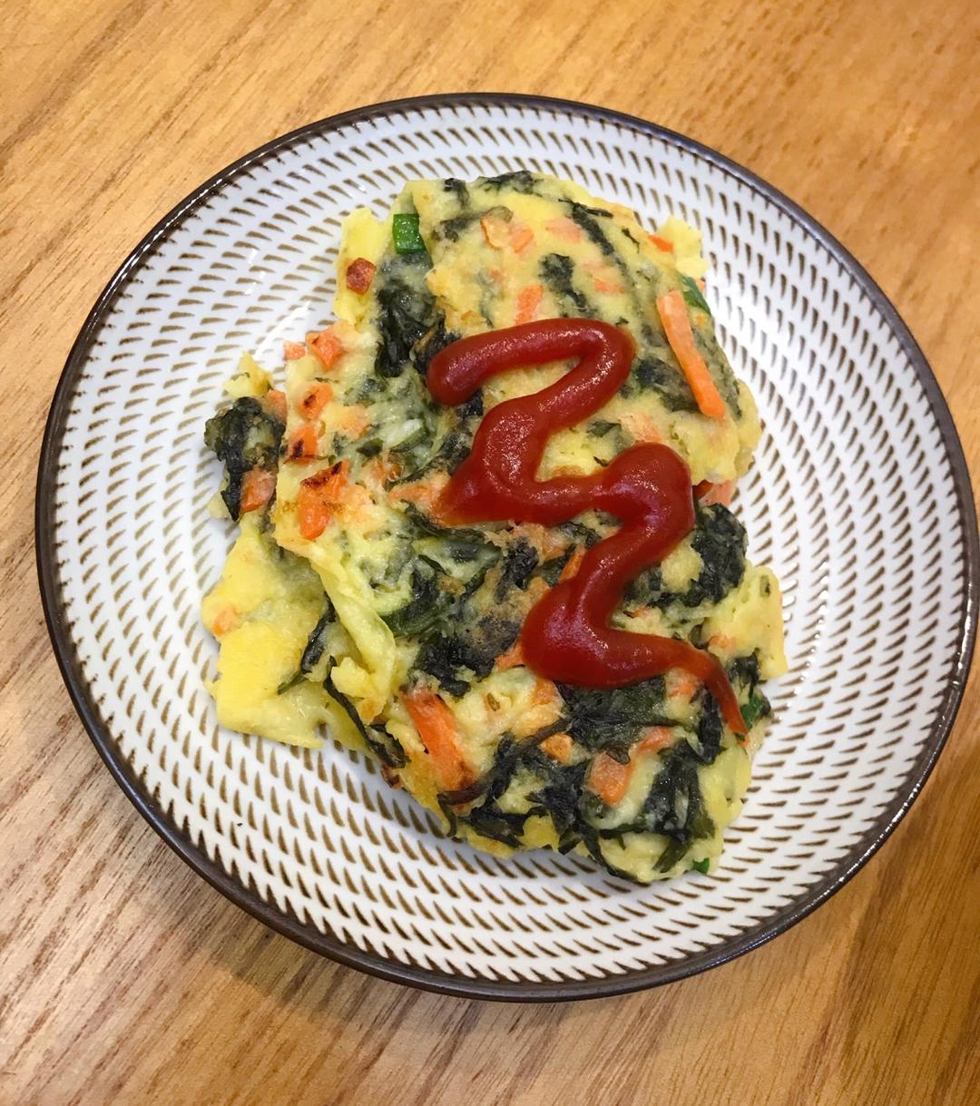 早餐系列•紫菜蛋饼