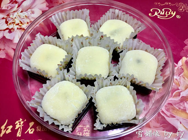 腹黑白胖子——奥利奥雪媚娘