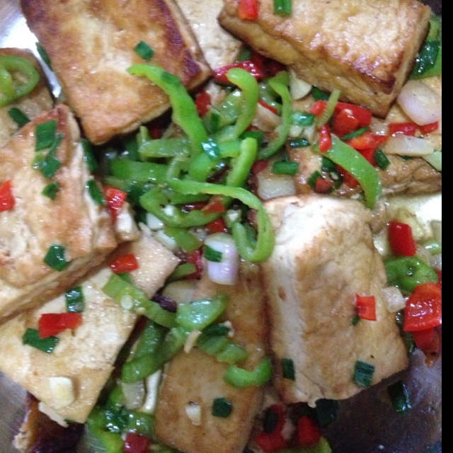 家常煎豆腐