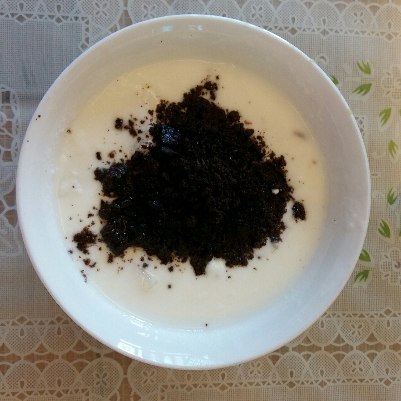 酸奶奥利奥水果盆栽