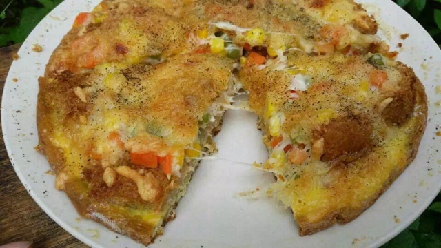 Omelet Pizza （蛋饼匹萨）