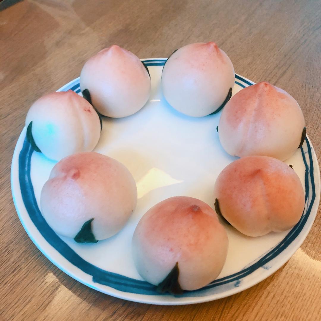 【寿桃包】中国人最传统的生日蛋糕，好惊艳！