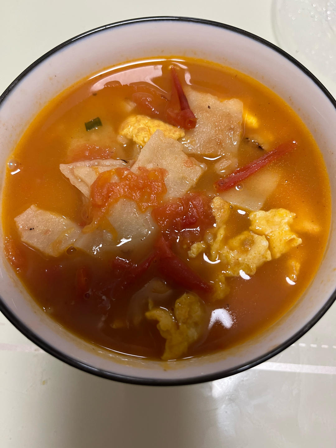 西红柿鸡蛋烩饼