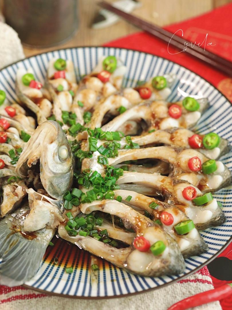年夜菜必备❗️全家都爱的孔雀开屏清蒸鳊鱼🐟