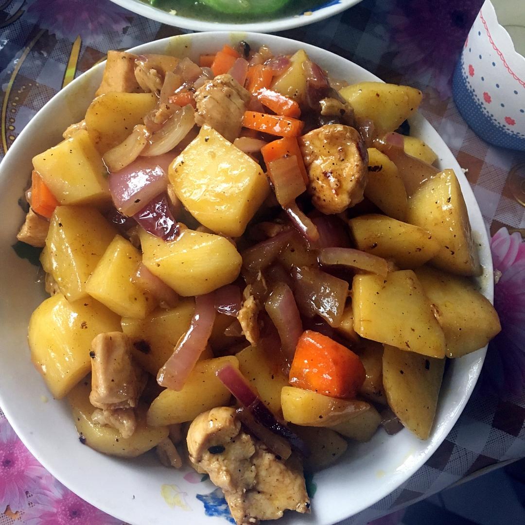咖喱鸡饭
