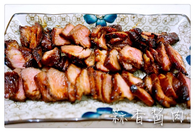蒜茸叉烧肉