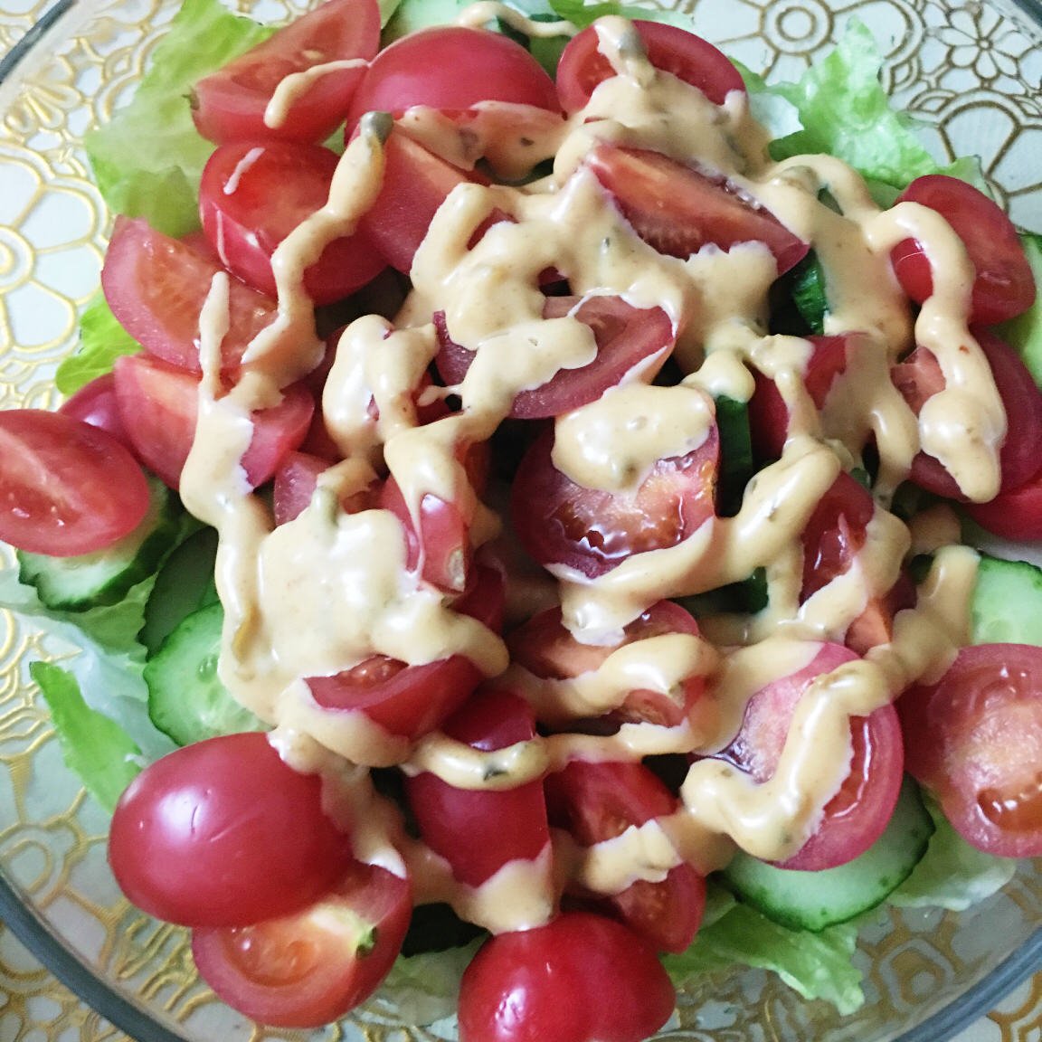 小兔乖乖6240做的必胜客蔬菜沙拉