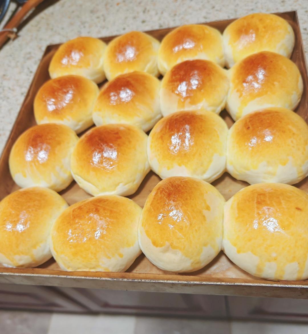 马斯卡彭奶酪小餐包（70%中种法）