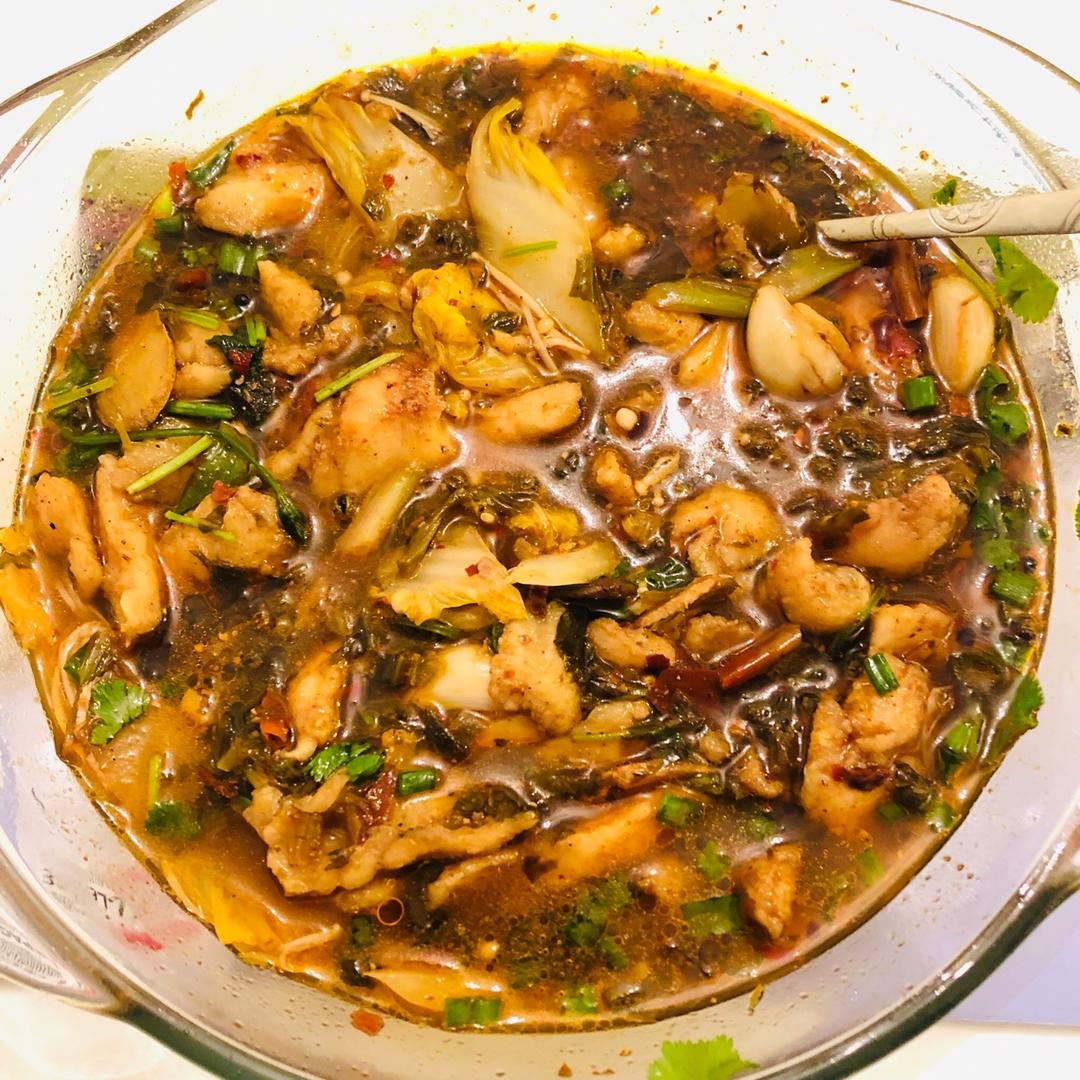 麻辣水煮鱼（巴沙鱼柳菜多多版）