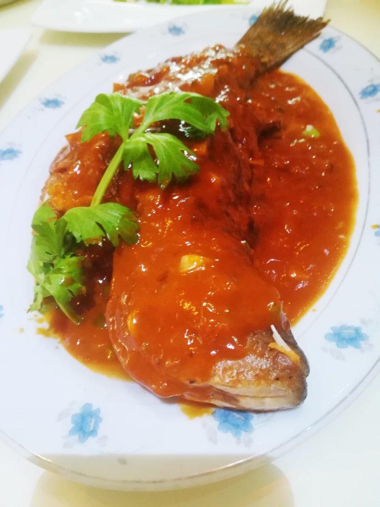 海市蜃楼_ulqx做的茄汁鲈鱼