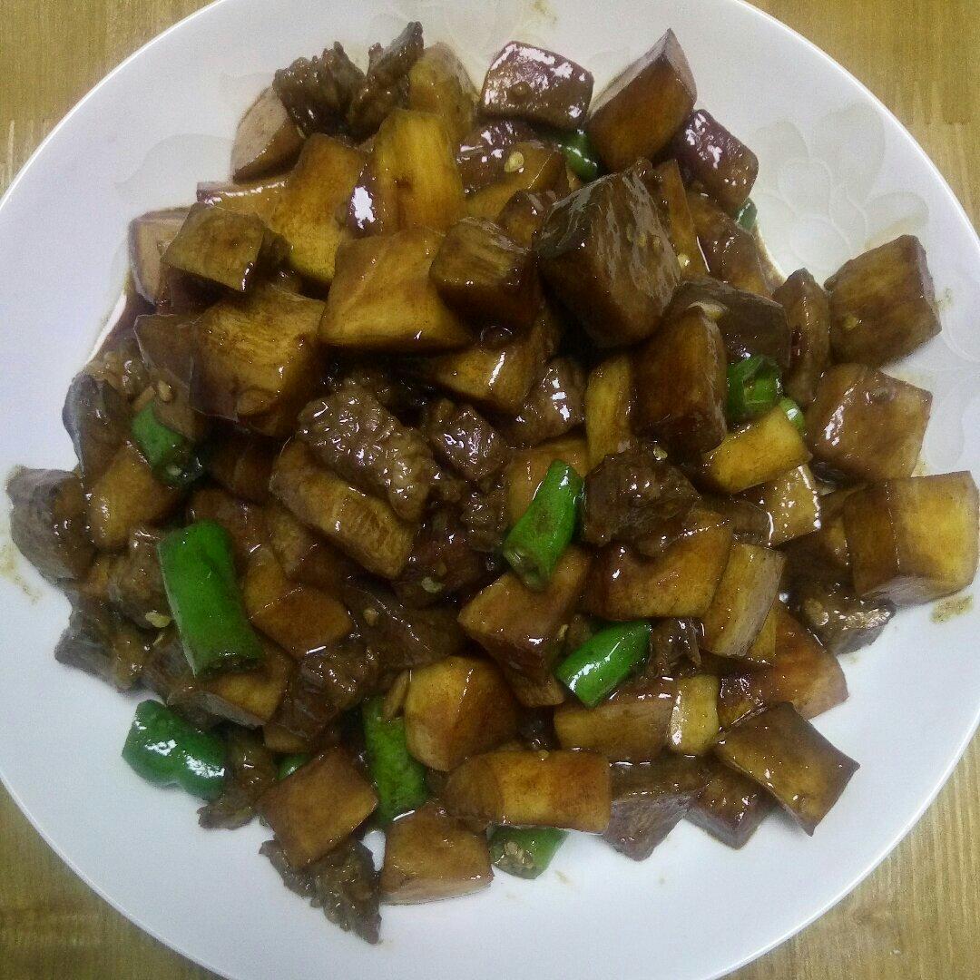 黑椒杏鲍菇牛肉粒