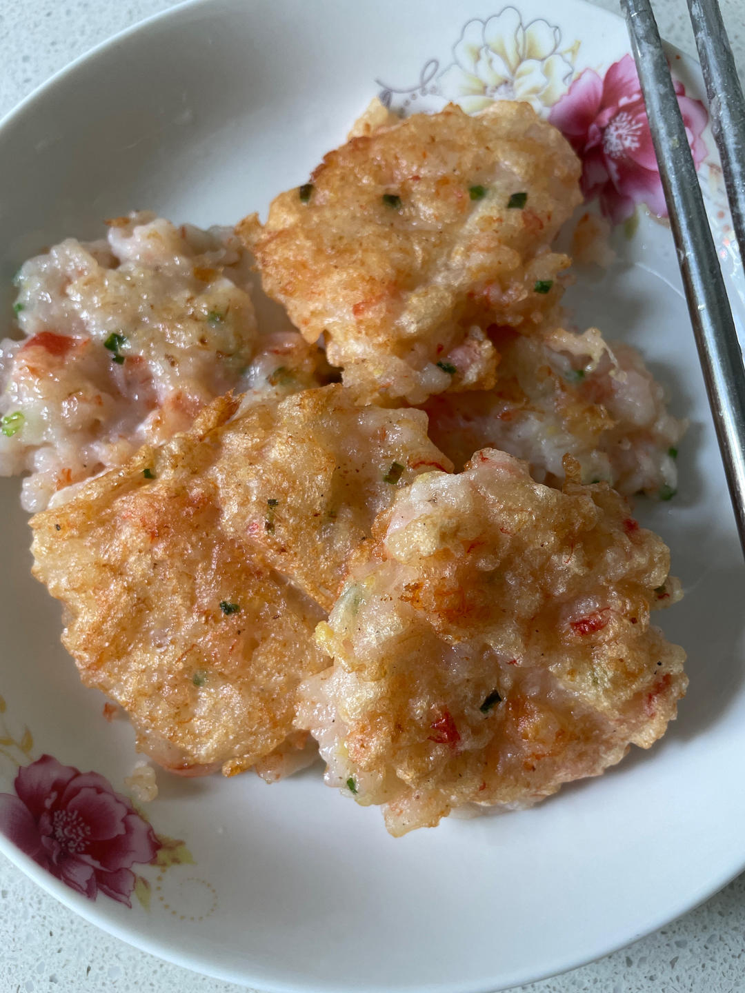 家常菜香煎虾饼